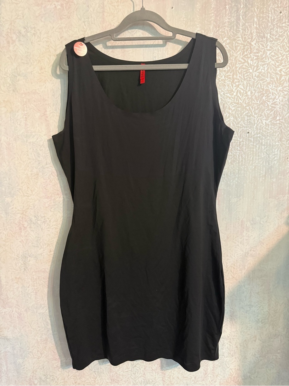 SPANX Black Scoop-Neck Tank Dress, Gentle Holds In Your Curves, Lightweight 1 X